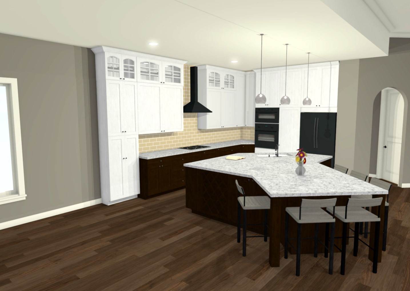 Open concept kitchen renovation ideas